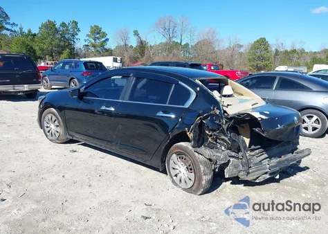 2010 Honda Accord 2.4 Lx from USA, damaged, VIN 1HGCP2F37AA013184